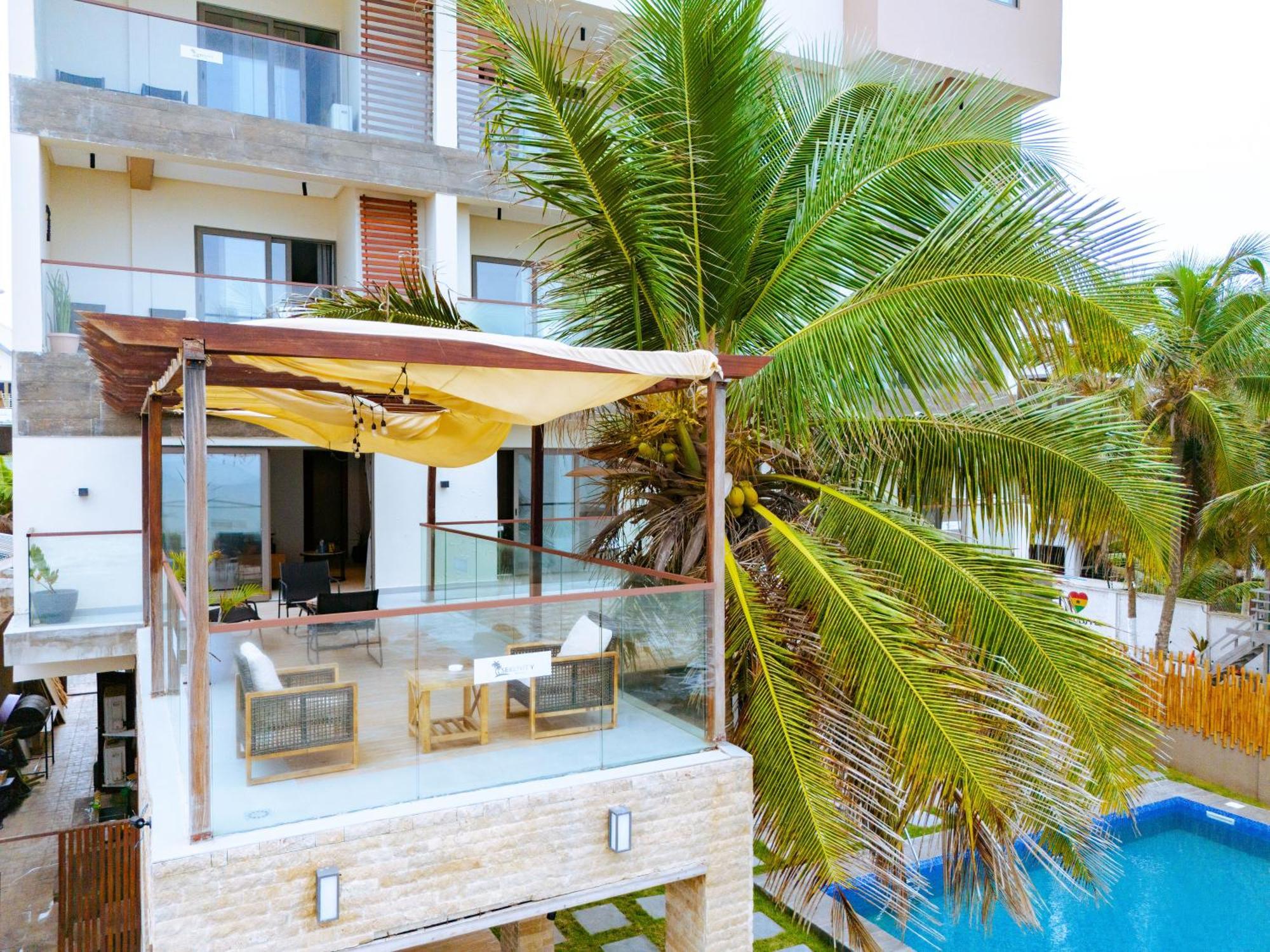 Serenity Terraces Beach, Hotel - Kokrobite المظهر الخارجي الصورة